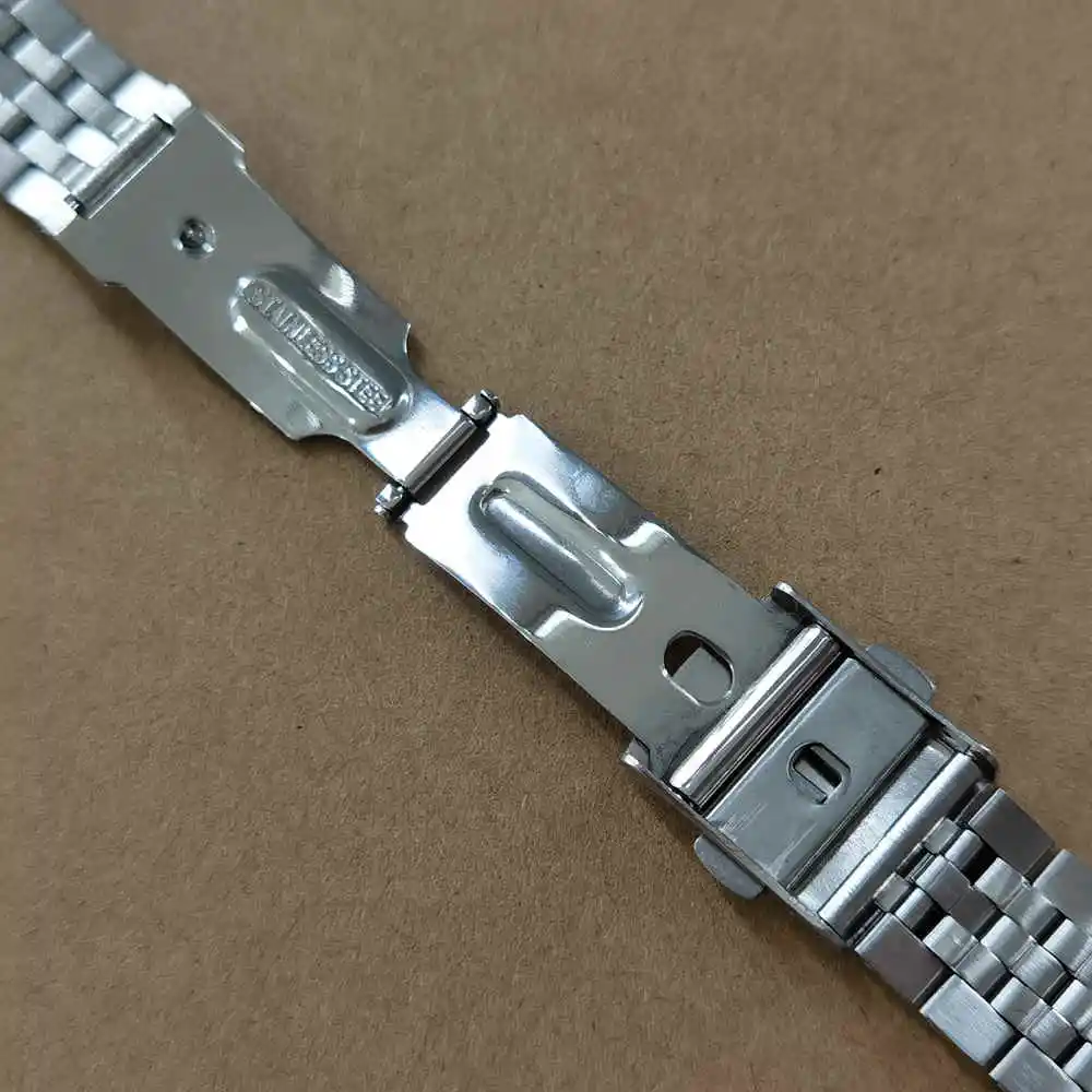 Brush Polish Stainless Steel 20mm 22mm Jubilee Curved End Watch Band Strap Fit For Seiko Skx 007 Skx 009  Watch