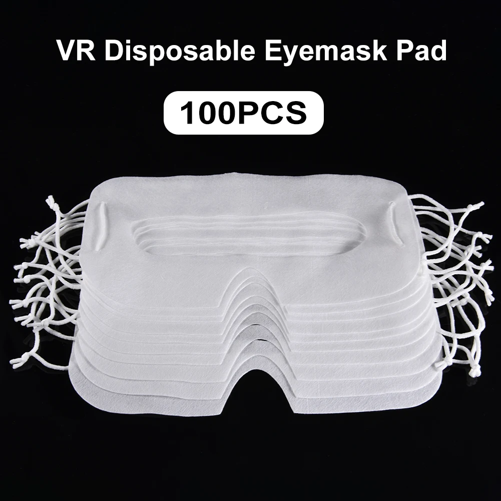 100 шт VR Pad Одноразовые Eyemask нетканые покрытия безопасные поглощающие Пот Крышки