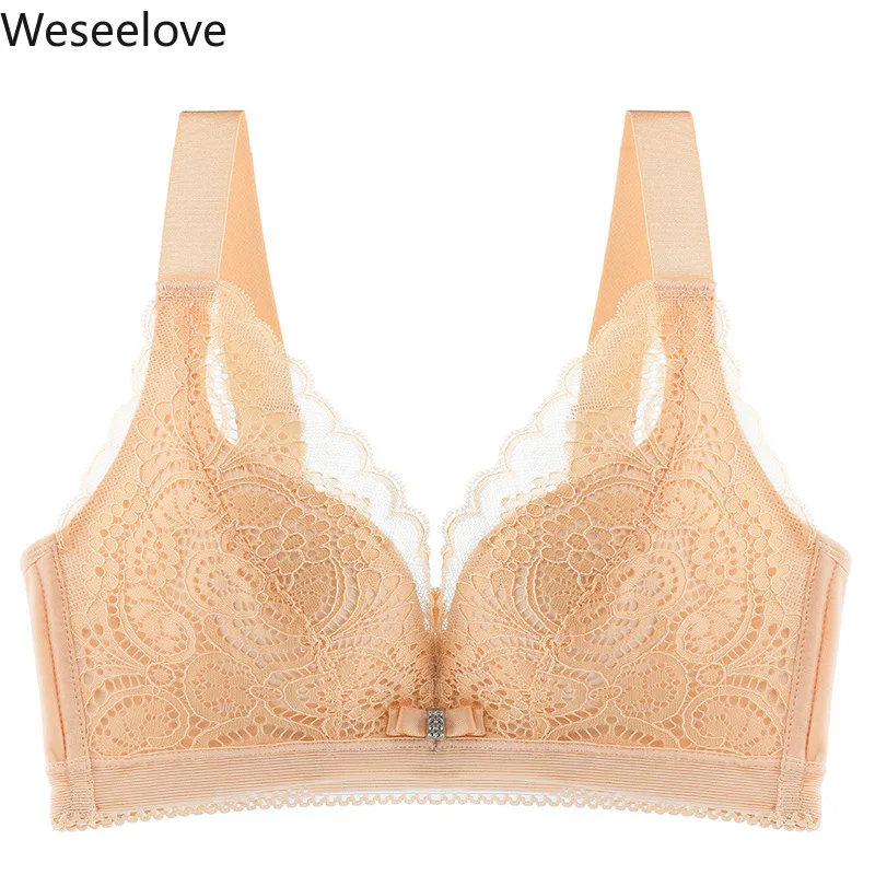 

New Sexy Bras Women Non-Steel Ring Female Bra Push Up Bra Women's Gathering on Collection Supernumerary Breast Adjustable E77-3