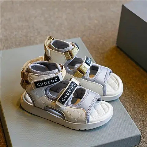 

Girls Princess Sandals 2021 Summer New Small Fragrance Children's Beach Shoes Boys Soft-soled Non-slip Shoes