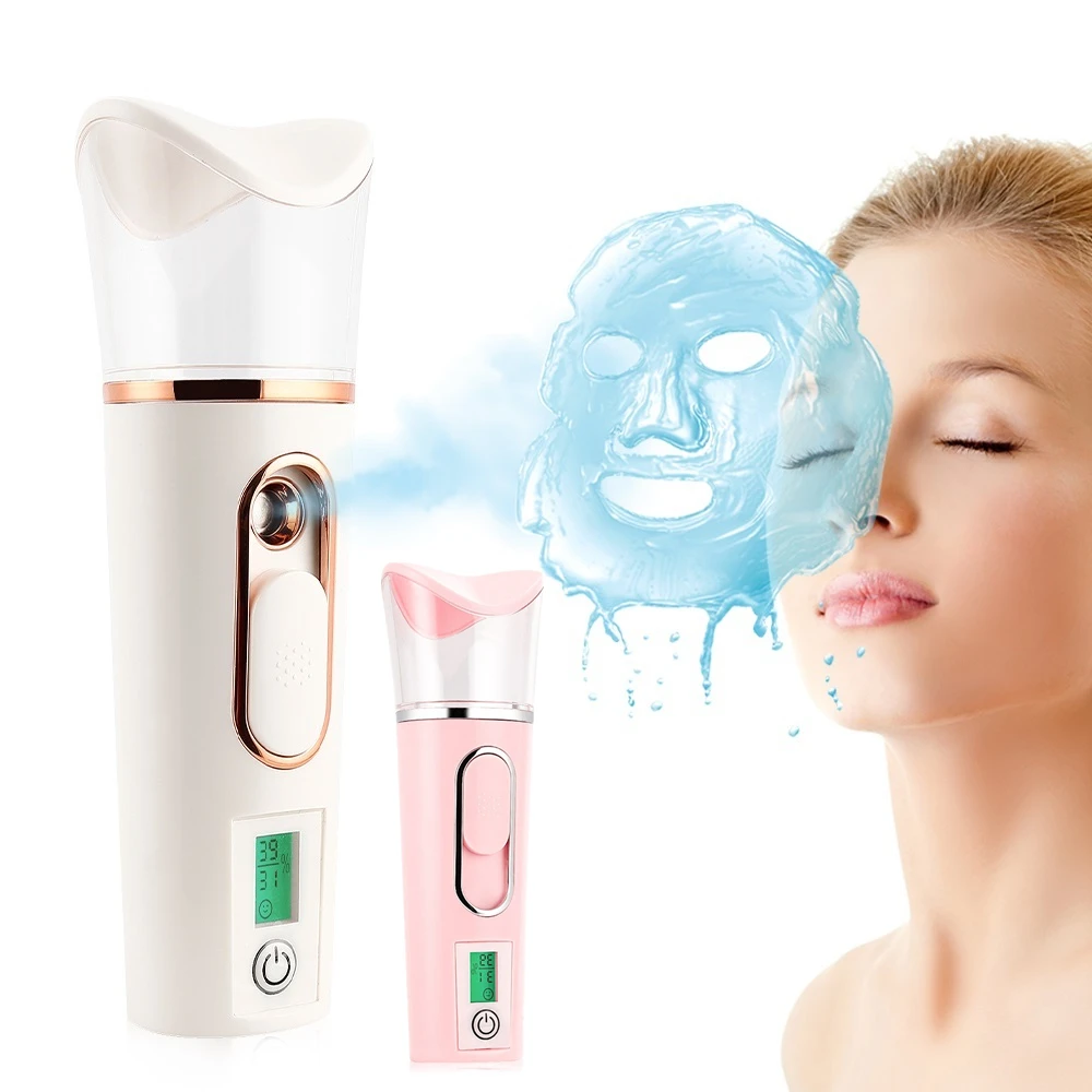 

3in1 Portable Mini Facial Steamer Skin Test Nano Mister 38ML Spray Face Mist Sprayer Deep Hydrating USB Skin Care Body Nebulizer