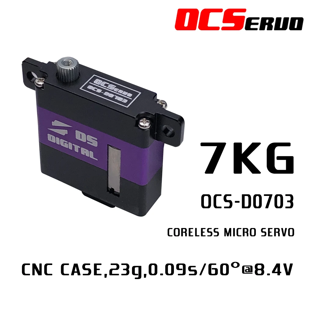 7kg.cm OCS D0703 OCServo оригинальный цифровой микро сервопривод без сердечника|Детали и