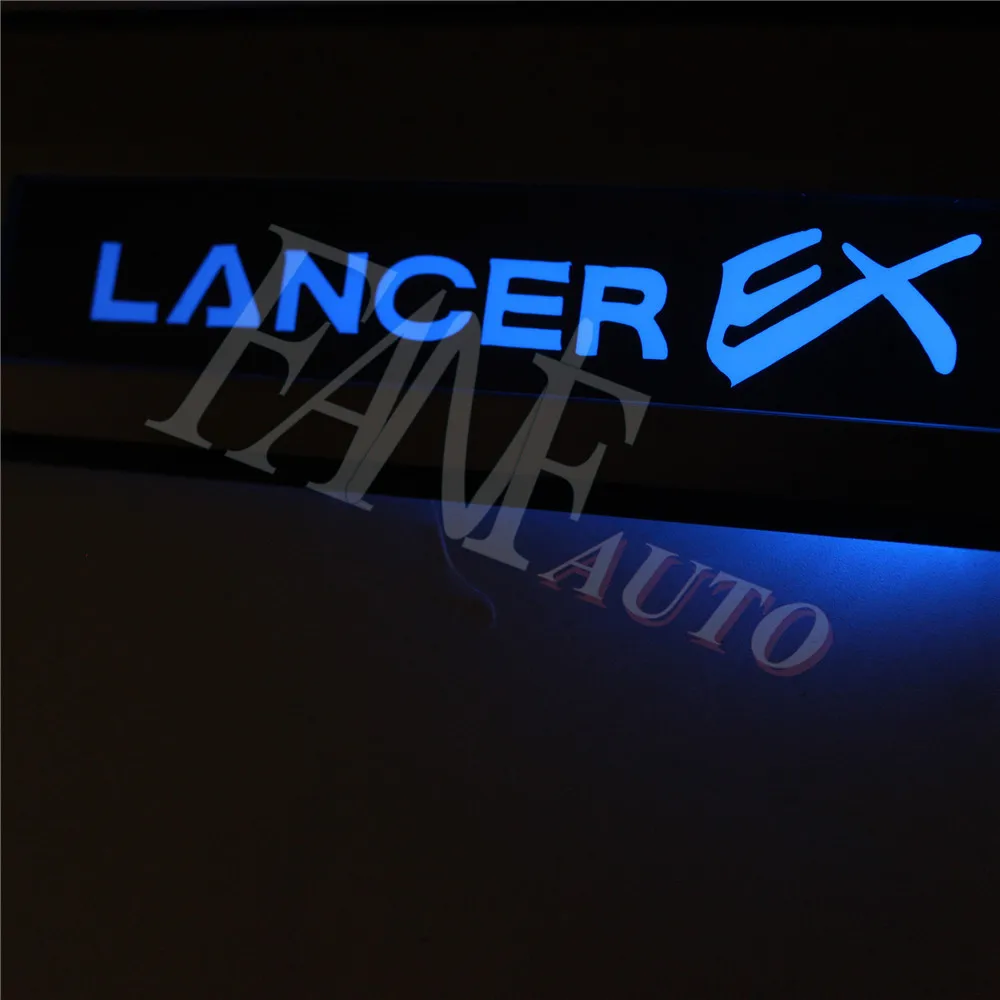 Нержавеющая сталь светодиодный порога Накладка гвардии пороги защитная