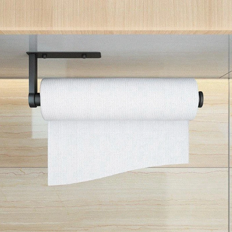 

Tissue Plastic Wrap Wall Hanging Punch-Free Kitchen Paper Special Lazy Storage Rag Storage Class Hook Shelf