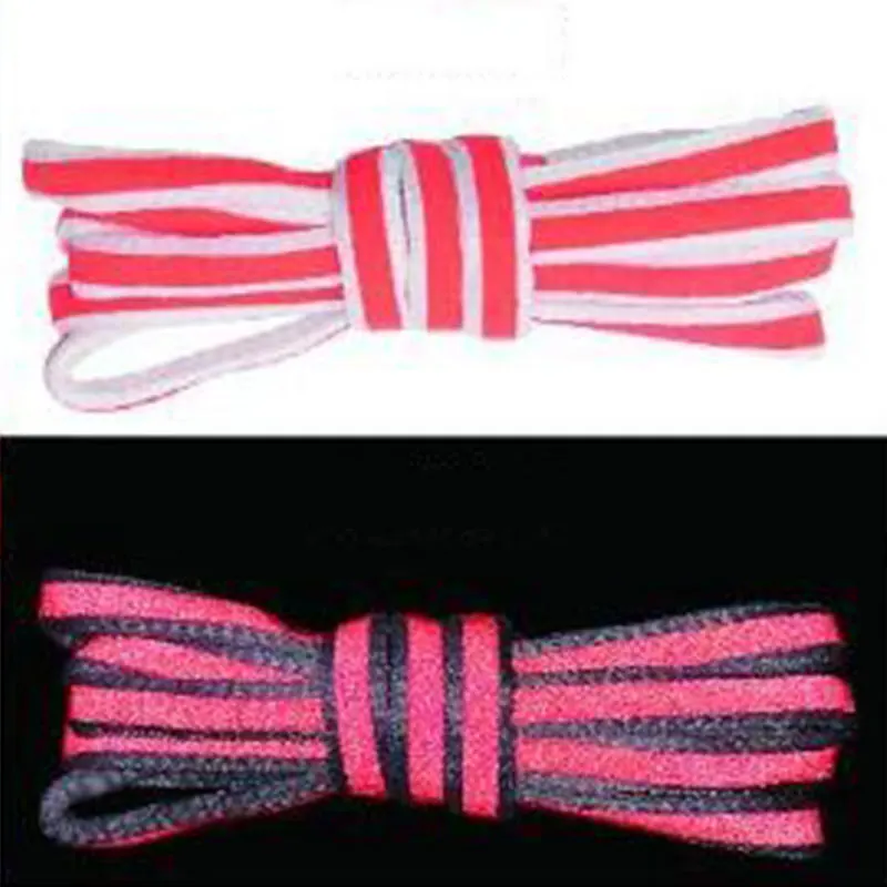 

Sport Reflective Half Round Shoelace Light Color Shoelaces Rope Classic Shoes Laces Shoes Rope Casual Bootlaces Accessories