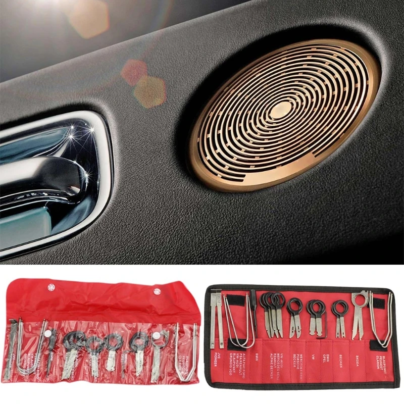 

Car Speaker Disassembly Tool Set Auto Stereo Removal Radio Keys Remove Tools Repair Automobile Accessories 20 Pcs