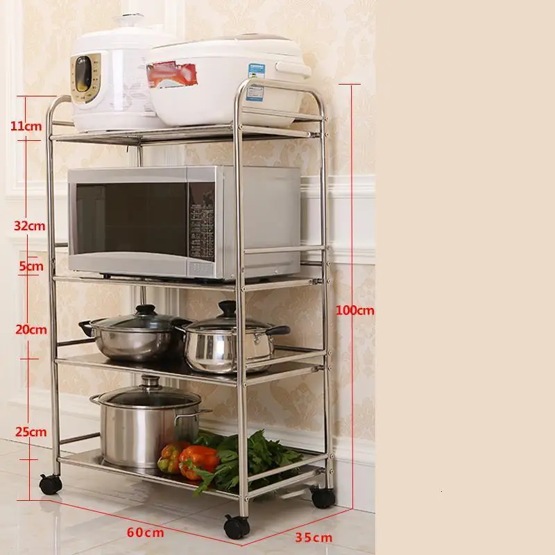 Держатель Articulos De Cocina Home Estanteria Repisas Cuisine Range Raf с колесами Estantes органайзер для хранения на кухне стойка - Цвет: Number 2