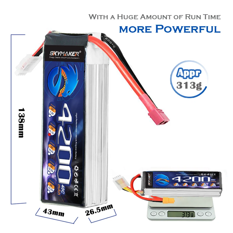 111 v 3s 4200mah 40c lipo батарея для rc автомобил