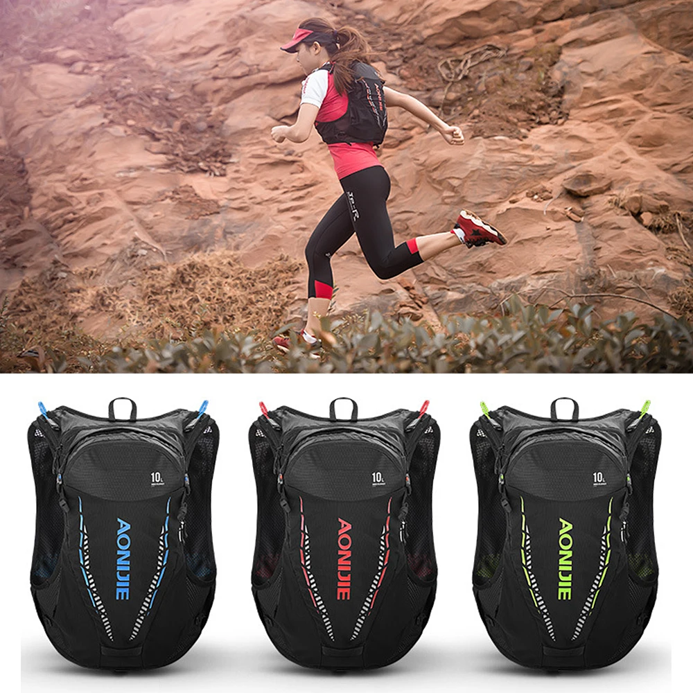 10 л Открытый Сетчатый гидратационный жилет рюкзак дышащий для бега Сверхлегкий