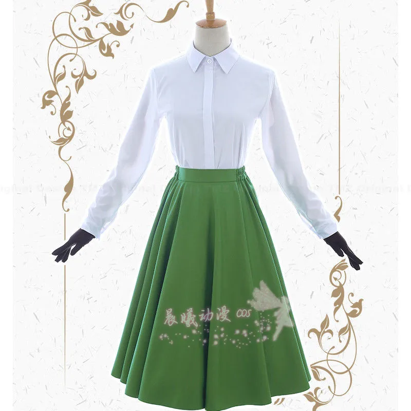 

Violet Evergarden Uniform Cosplay Costume and Wigs,Customized Size Accepted