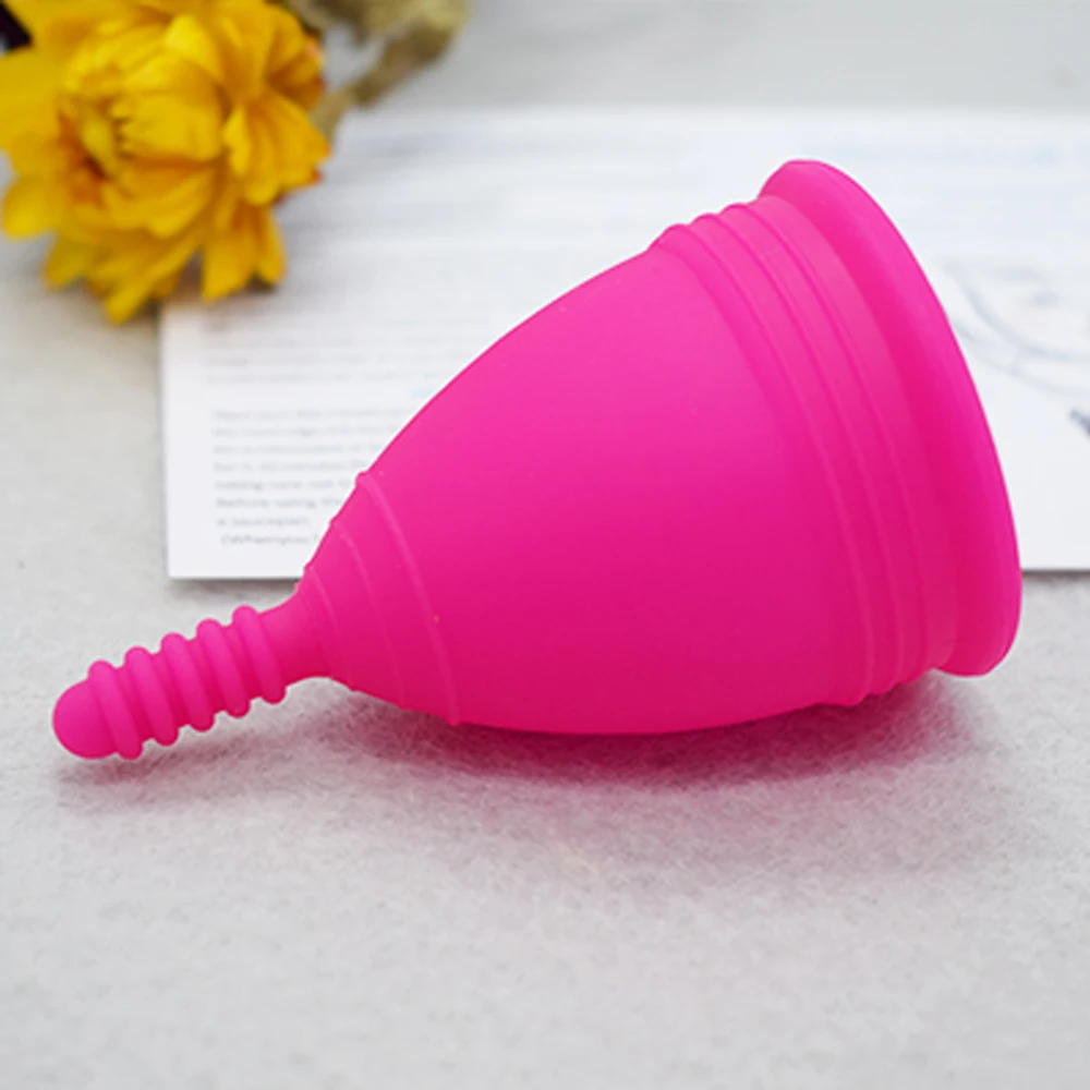 Медицинская силиконовая менструальная чаша женская гигиеническая многоразовая