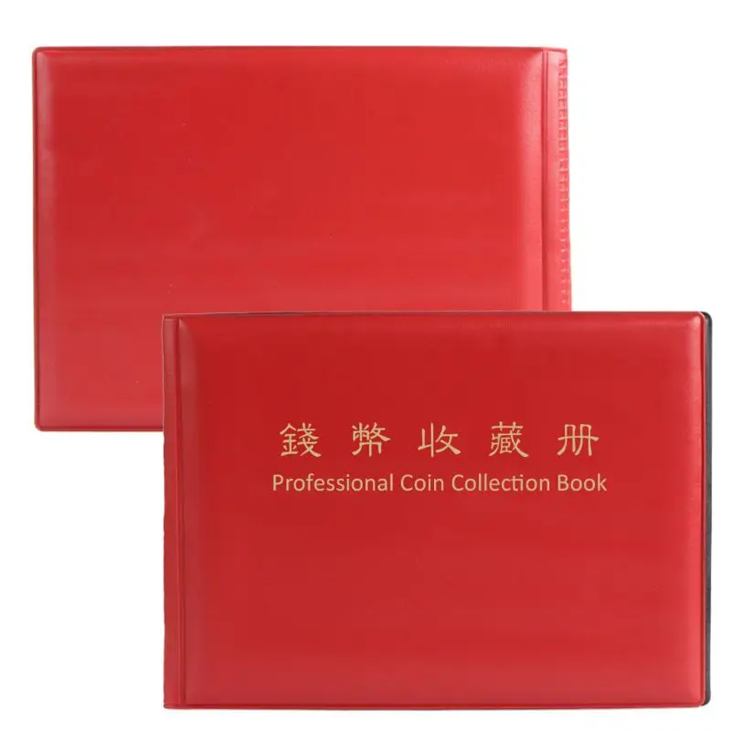 

240 Collection Storage Penny Pockets Money Album Book Collecting Coin Holders