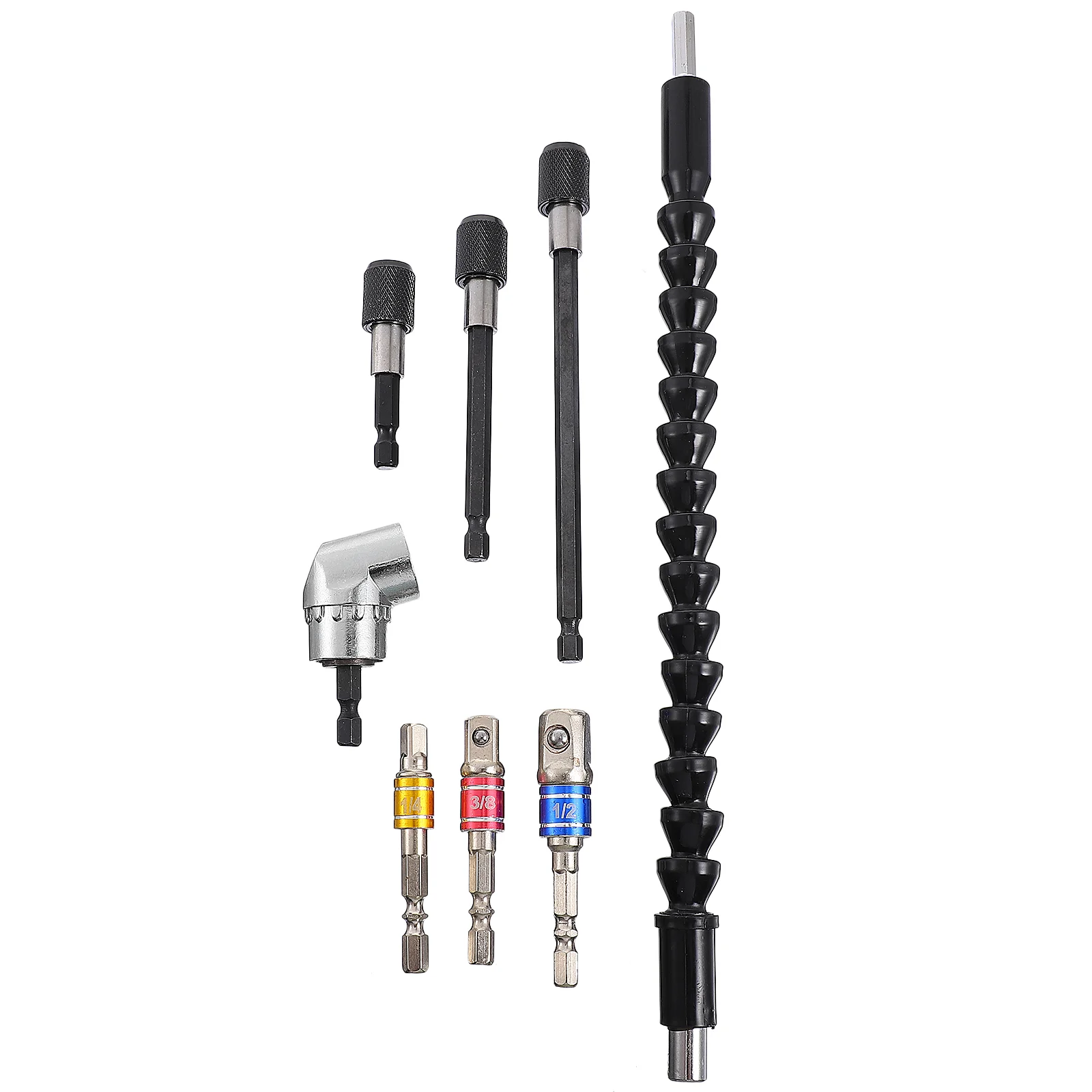 

1 Set Drill Shaft Kit Drill Bit Extension Kit Drill Angle Extension Accessories