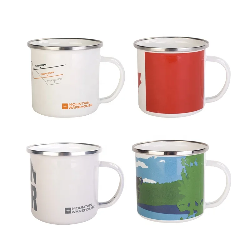 Пользовательские металлические края кофе путешествия сублимации походная