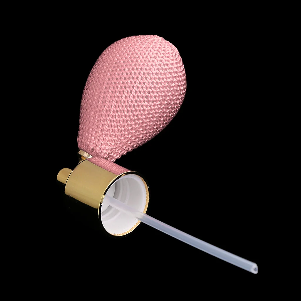 Pink Винтажные многоразового использования, стеклянные флаконы для духов распылитель с трубкой 18 мм для женщин подарок - Цвет: Pink