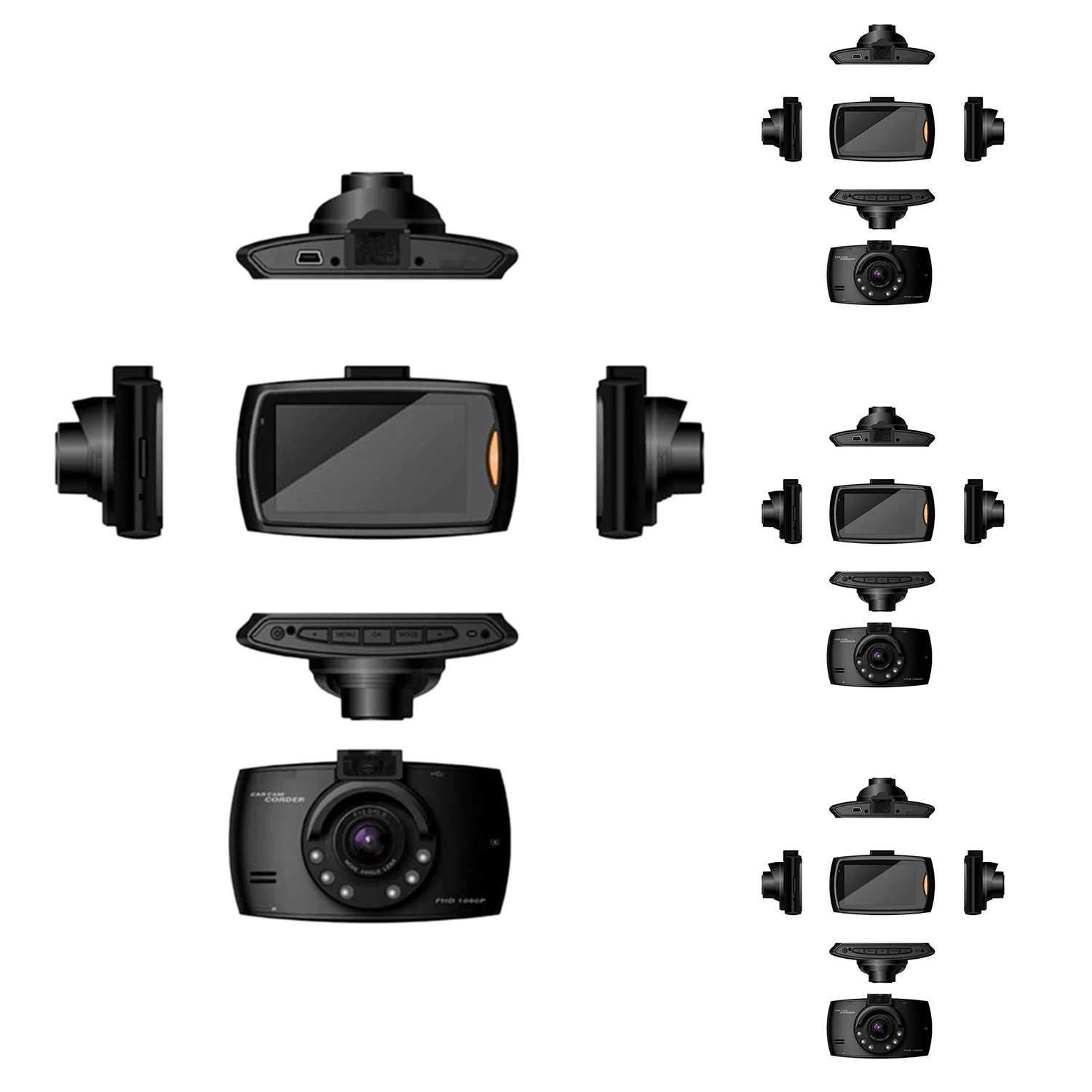 

Car DVR Camera Full HD 1080P 90 Degree Dashcam Video Registrars for Cars Night Vision G-Sensor Dash Cam