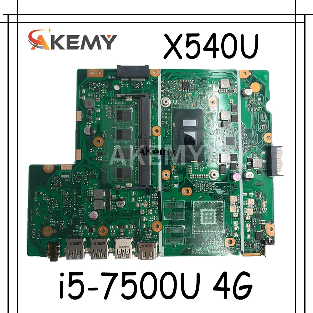 Материнская плата для ноутбука X540U For Asus X540UA X540UV материнская i5 7500U 4g память на