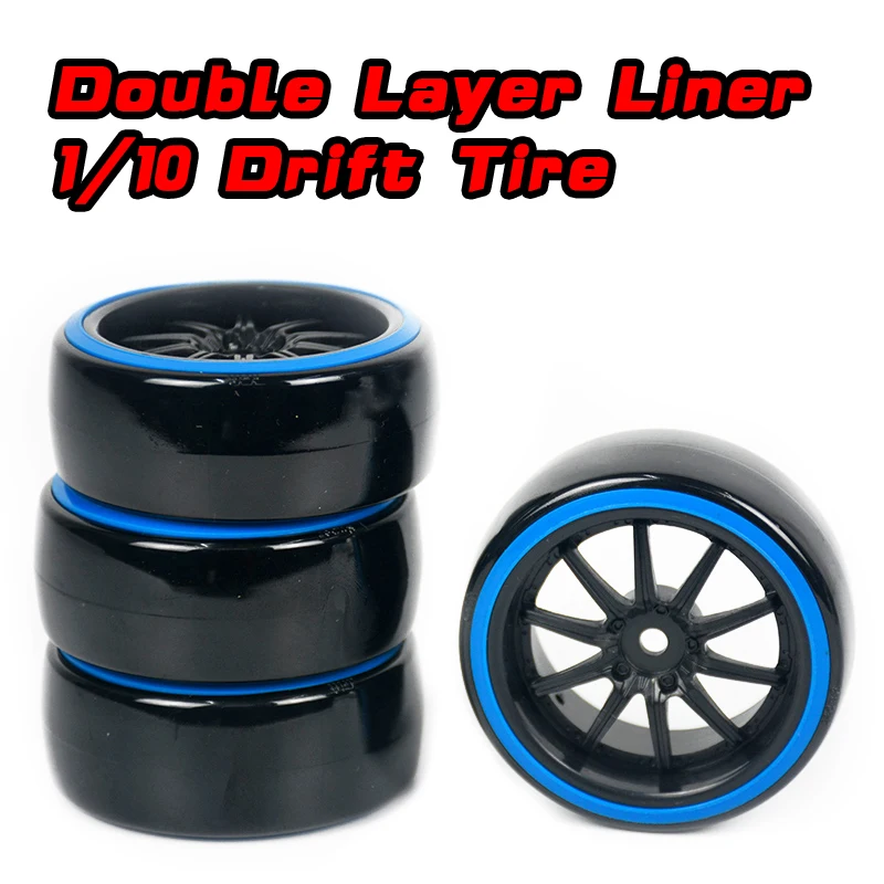 1:10 радиоуправляемая модель автомобиля ударопрочная двухслойная шина для дрифта