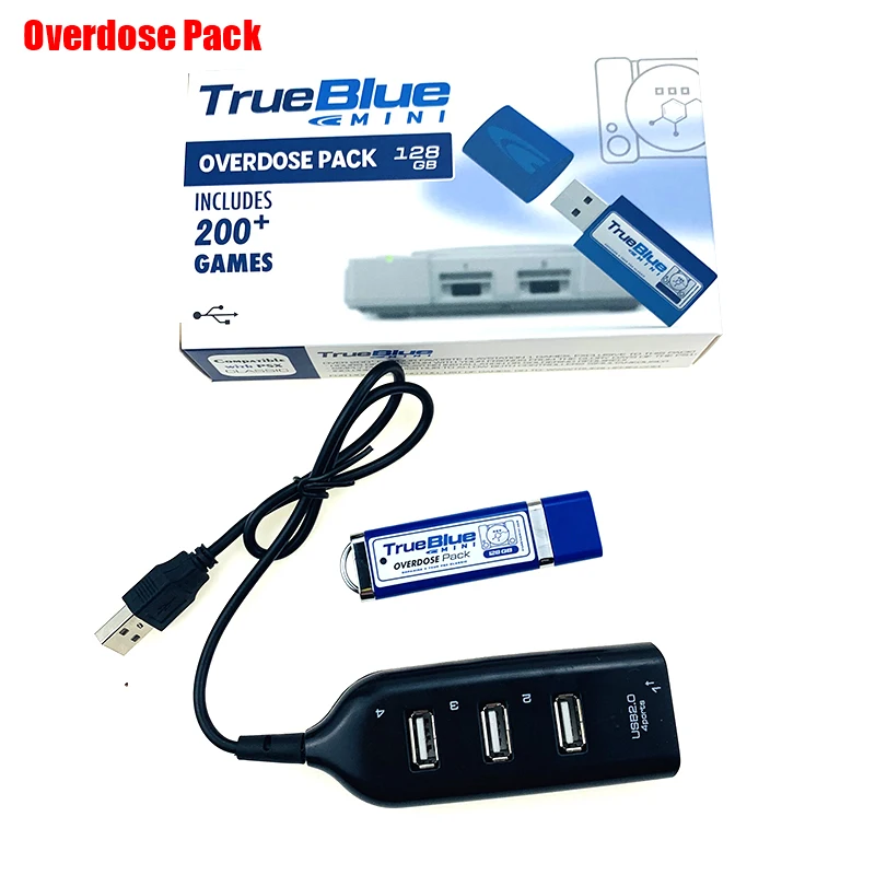 203 игры Тру Блу мини овердоз НРГ пакет для Игровые приставки Classic (128 ГБ) аксессуары