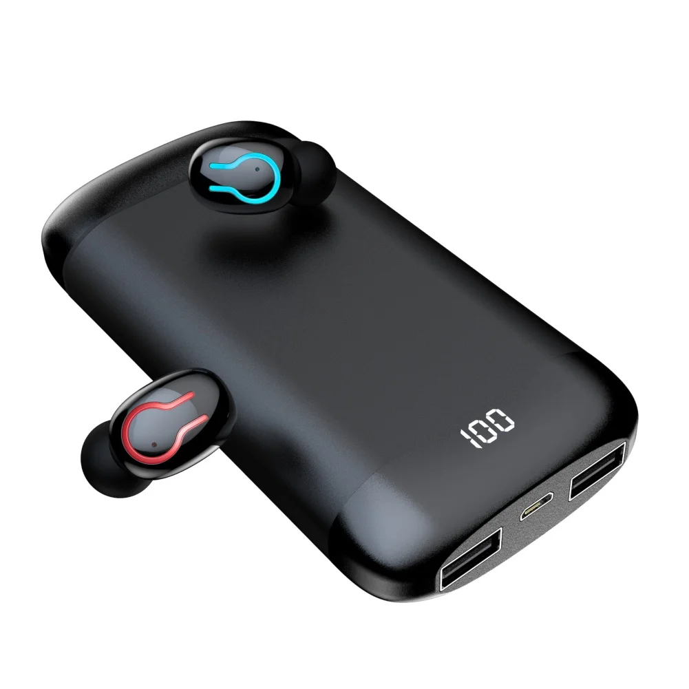 Q66 TWS Беспроводные Bluetooth мини наушники музыка Hi-Fi стерео спортивный мобильный телефон HD вызов наушники-вкладыши с зарядным устройством Micphone