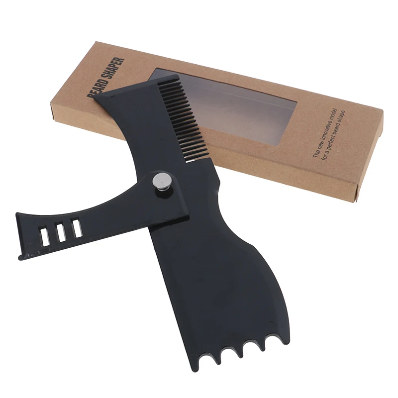 1 шт. симметричная Обрезка бороды формирователь для укладки шаблон формирования