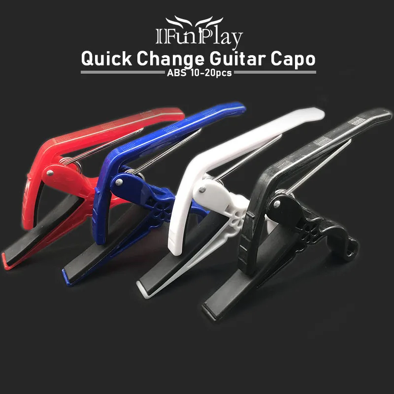 10/20 штук быстрая смена зажима клавиша акустическая Электрогитары Капо 6 строка