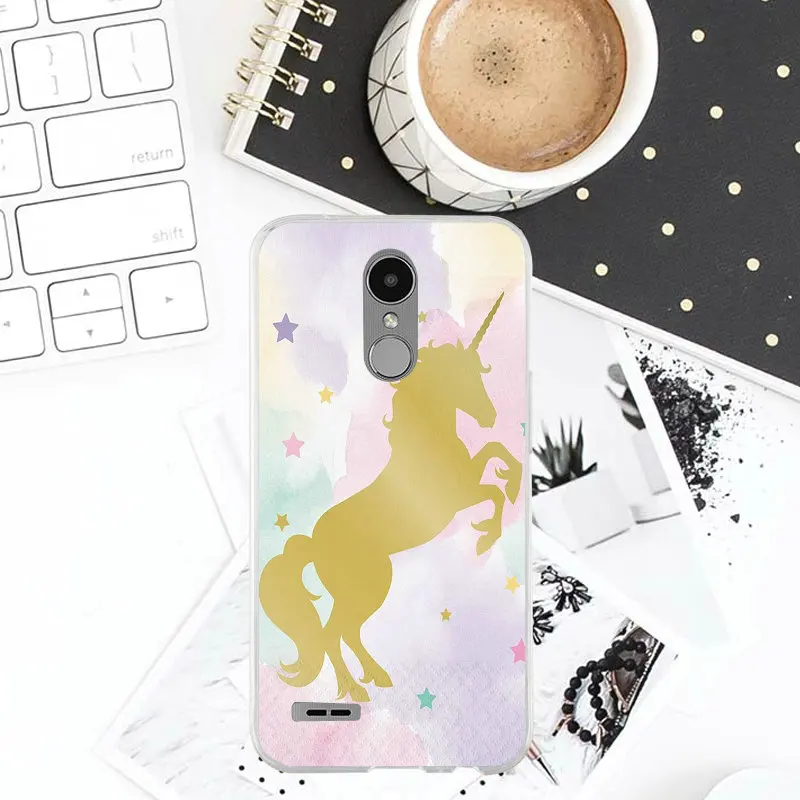 Glitter and Unicorns Soft Mobile Phone Accessories for LG V10 V20 V30 G2 G3 Mini G4 Stylus G5 G6 G7 K4 K7 K8 K10 2017 2018 |