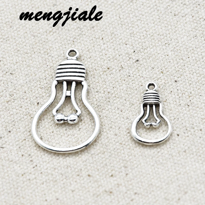 

15PCS Wholesale Vintage Metal Alloy Light Bulb Charms lightbulb Pendants For Jewelry Making Craft Supplies