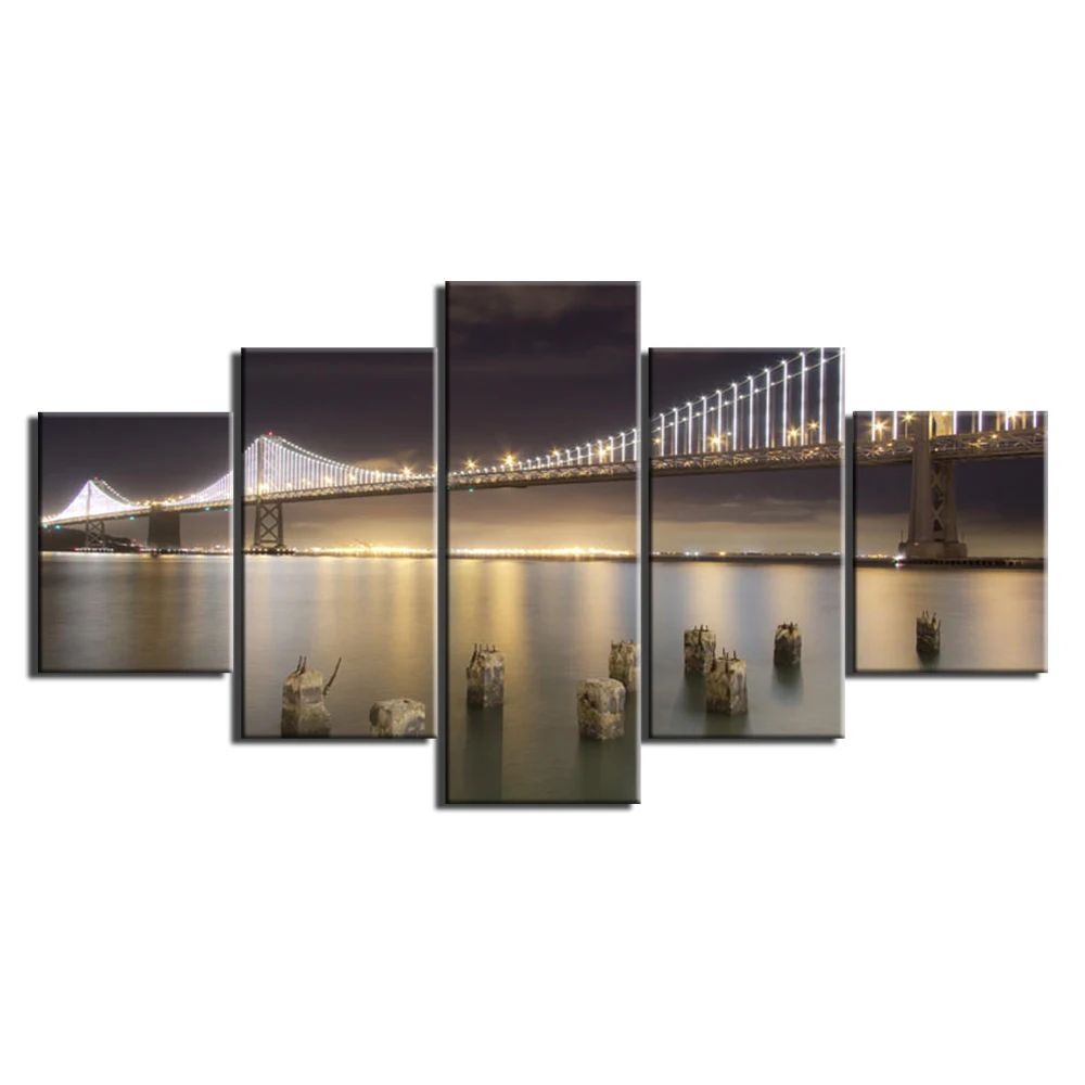 Настенная живопись на холсте 5 шт. принты и плакаты домашний декор художественные