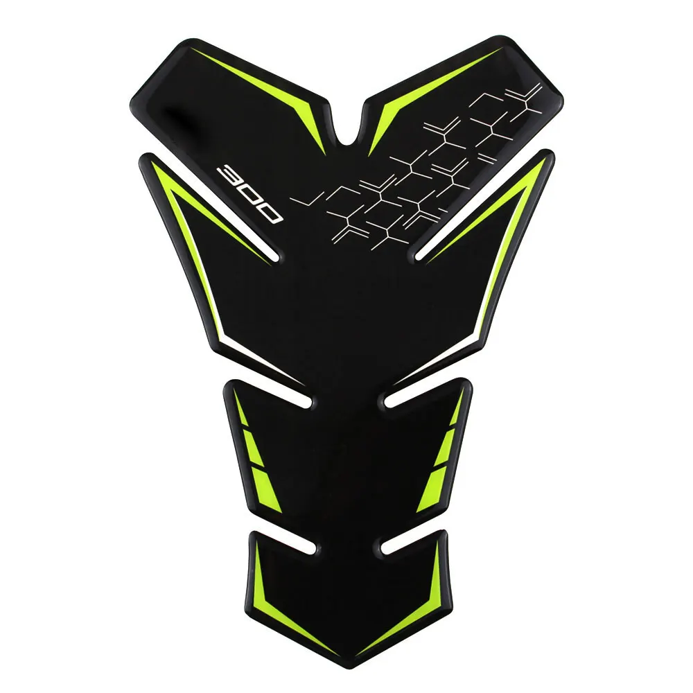 Гелевые 3D наклейки на топливный бак мотоцикла в елочку защитные для Kawasaki Ninja 300