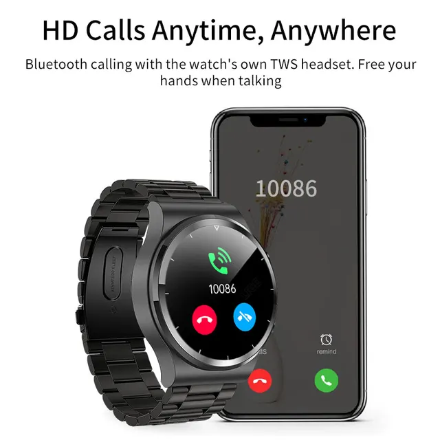 LIGE Smart Watch Men Smart Watch 2022 TWS Bluetooth Earphone Call Music Health Monitor Multi-Dial Sport Fitness Smartwatch Women 3