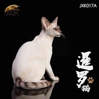 16 jxk017 siamese cat squat animal model toy accessory pet cat animal toy for 12 action figure interior display decorations