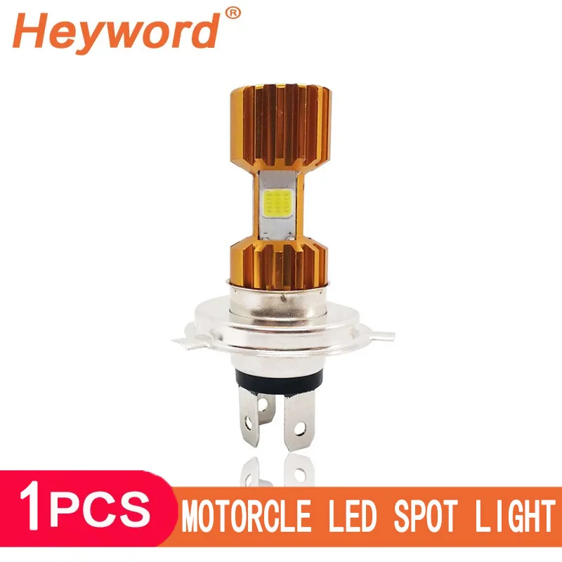 

Motorcycle Headlight H4 BA20D P15D COB LED Motorcycle Bike Hi/Lo High/Low Beam Led Bulbs Super Bright Fog Lamp White 6000K DC12V