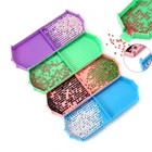 Улучшенные пластины большого объема для алмазной живописи, пластиковые пластины для вышивки бисером, вышивки крестиком, для нейл-арта