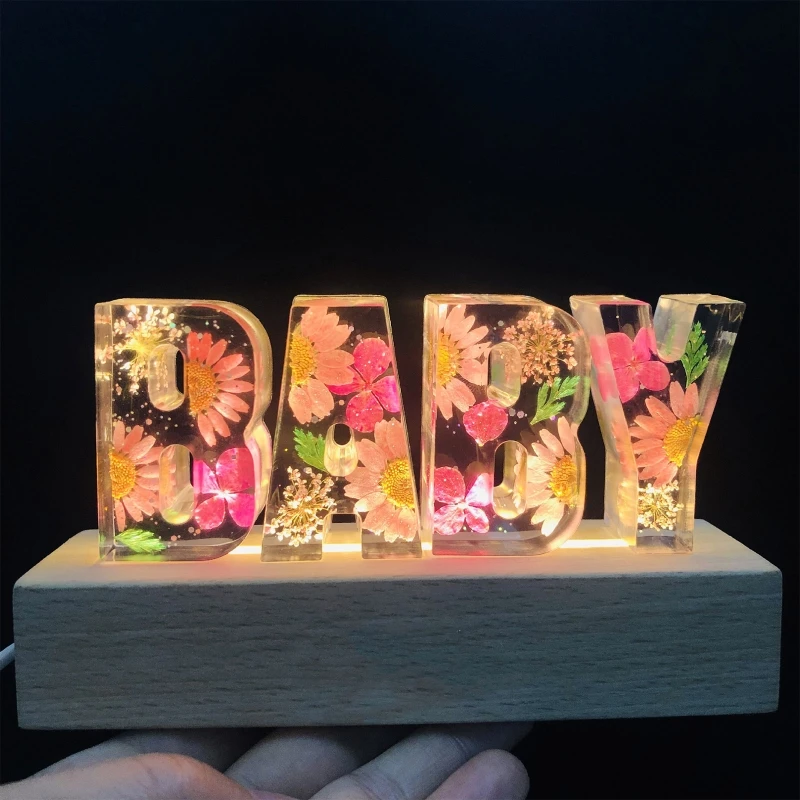 

Alphabet Crystal Epoxy Resin Mold English Letters Number Pendant Silicone Mould 85LF