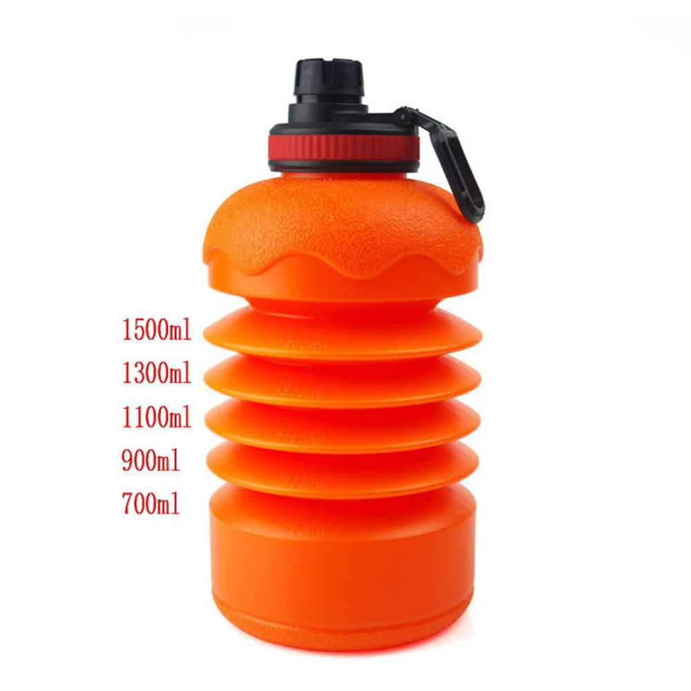 

Folding Fitness Sport Water Jug 2.2L 73 oz Water Bottle BPA Free Portable GYM Large Capacity Water Bottle With Non-slip Cover