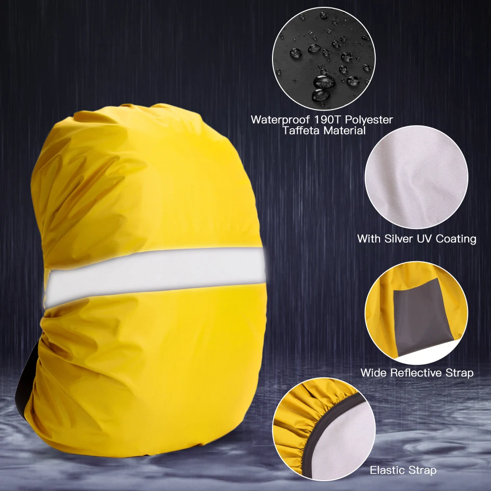Водонепроницаемый рюкзак с защитой от дождя светоотражающий чехол пылезащитный