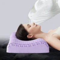 newest technology 3d tpe honeycomb orthopedic neck massage pillow no pressure cooling sleep long using life 5235810cm