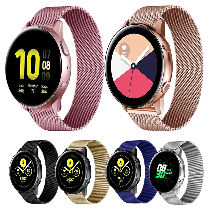 Магнитный ремешок для смарт-часов Ticwatch Pro 2020/Pro 3 GPS/E2/S2 металлический TicWatch E Tic Watch 2 C2