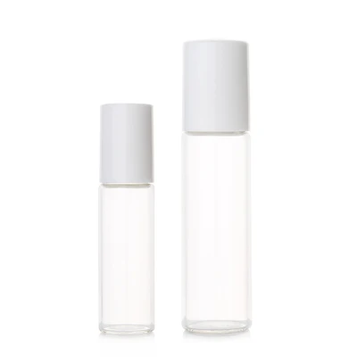 

20pcs/lot 5ml 10ml Glass Roll-on Bottles Portable Essential Oil Jar Bottle With Stainless glass Roller Ball