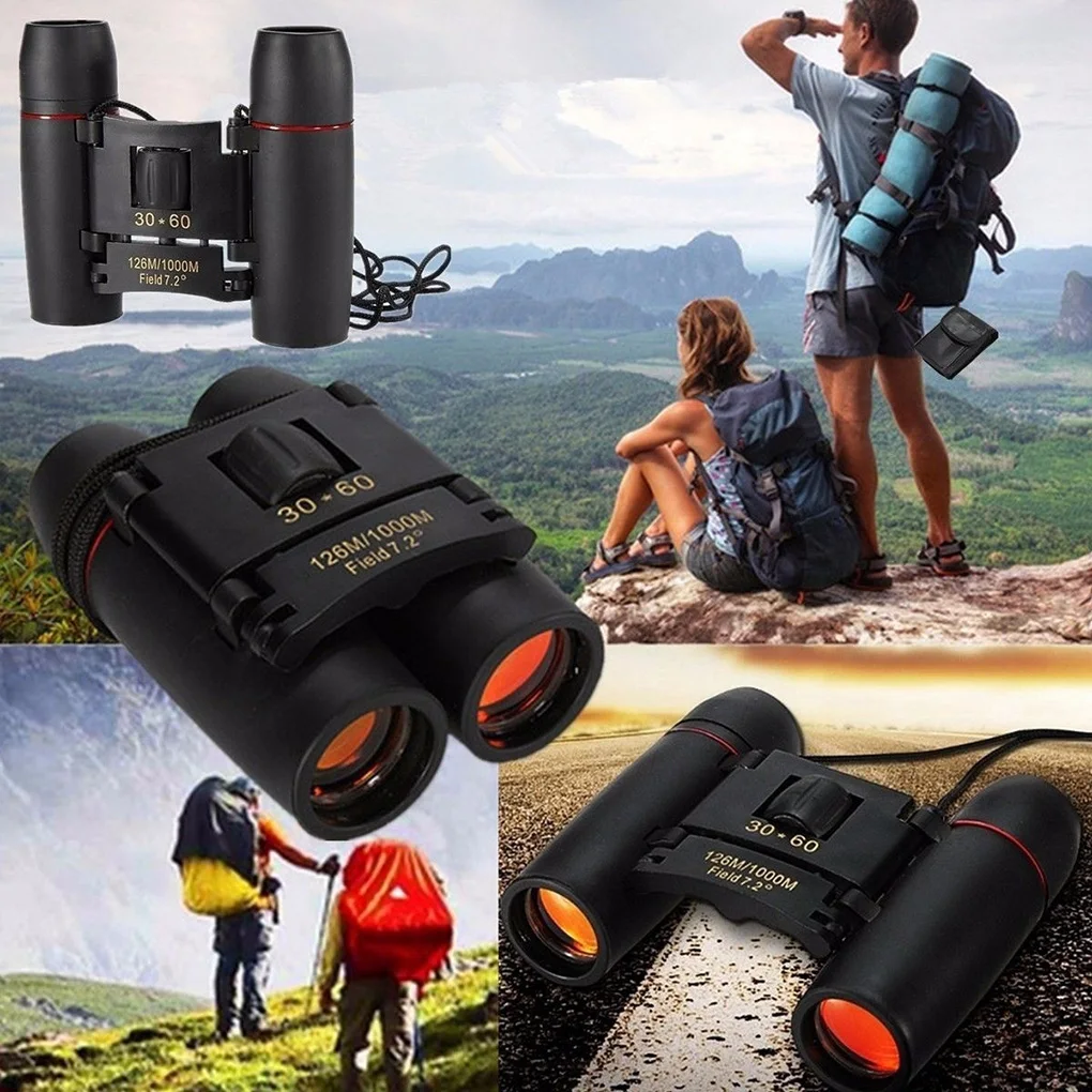 

Portable Mini 30x60 Day and Night Camping Travel Vision Spotting Scope 126m/1000m Optical Binoculars Telescope