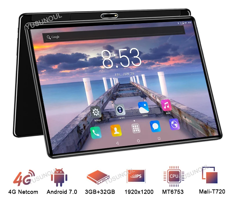 

RAM 3GB ROM 32GB 4G FDD-LTE 2.4/5G Wifi 1920*1200 Super Tempered Glass 2.5D TP 10 inch tablet PC Octa Core GPS Tablet+Free Gifts