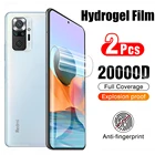 Мягкая Гидрогелевая пленка 2 шт. для Xiaomi Redmi Note 10 Pro Max полное покрытие Защитная пленка для экрана Redme Note 11 Pro 10s 11T не стекло
