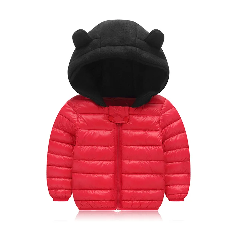 Детская зимняя куртка теплое пальто для маленьких мальчиков Милая одежда