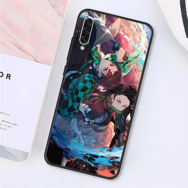 

Demon Slayer Kamado Tanjirou Anime Phone Case For Samsung galaxy S 9 10 20 A 10 21 30 31 40 50 51 71 s note 20 j 4 2018 plus
