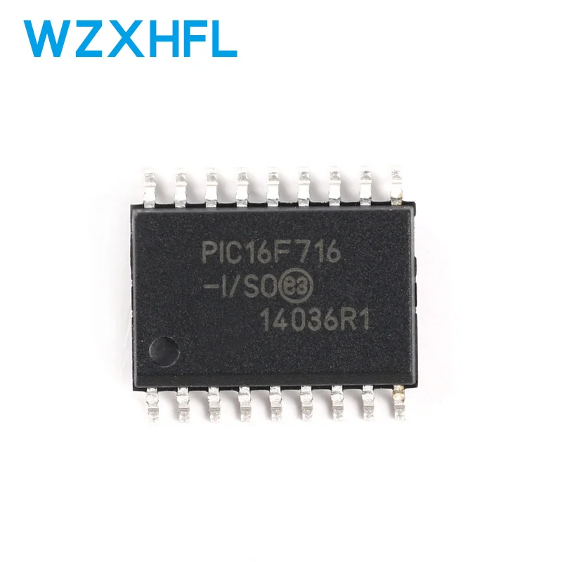 1 шт./лот PIC16F716-I/SO SOP-18 IC MCU 8BIT 3.5KB FLASH 18soic PIC16F716T-I/SO PIC16F716ISO PIC16F 716-I/SO F716 - купить по