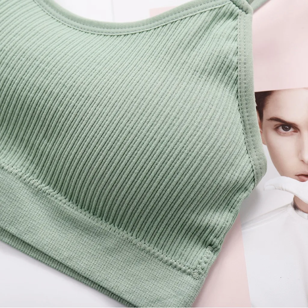 Женский спортивный бюстгальтер TELOTUNY однотонный бесшовный дышащий пуш ап с