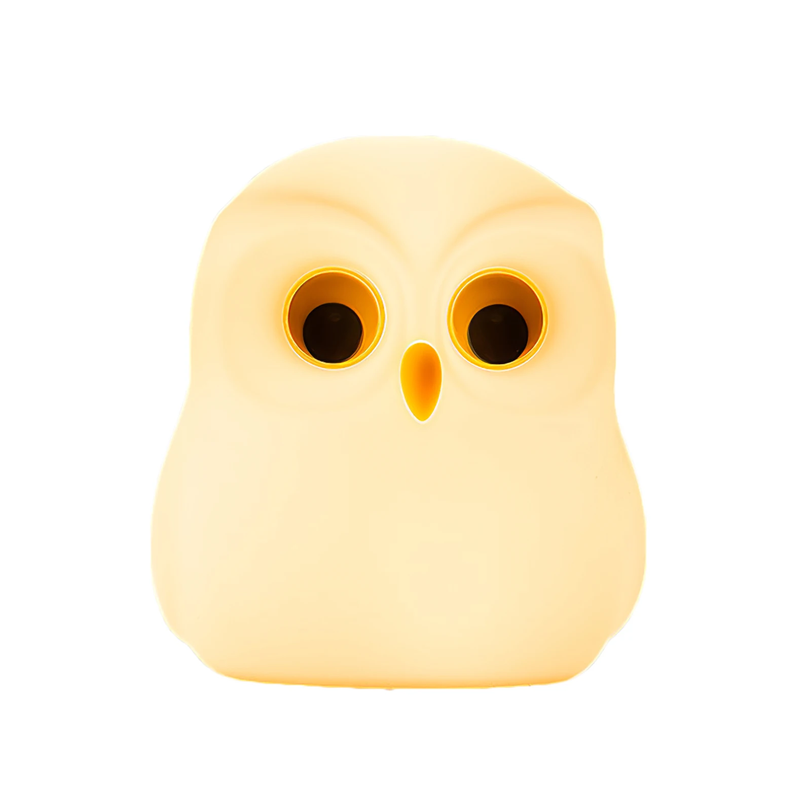 

Ночник в виде совы, безопасная силиконовая настольная лампа, милая прикроватная лампа, Портативный Яркий ночник, ночсветильник для помещен...