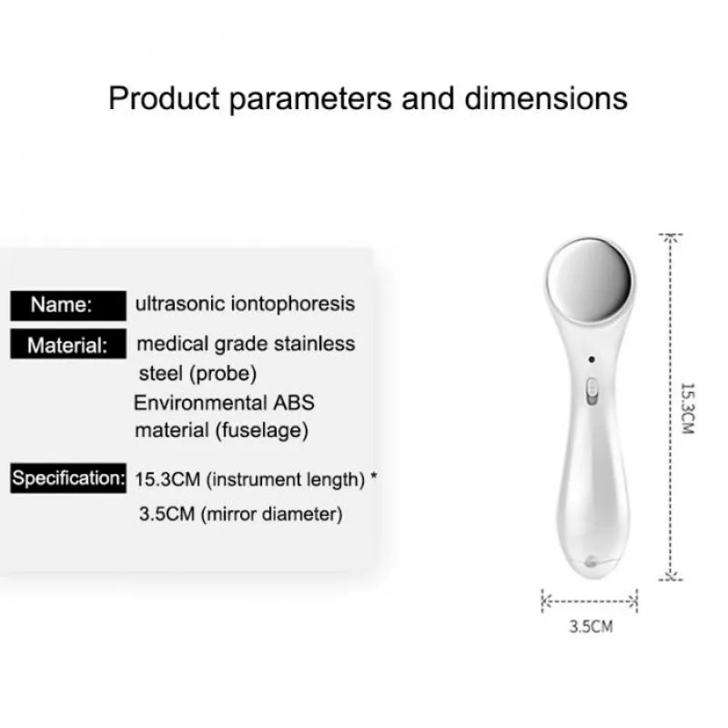 Ультразвуковой очиститель для лица глубокое очищение пор пилинг удаление угрей