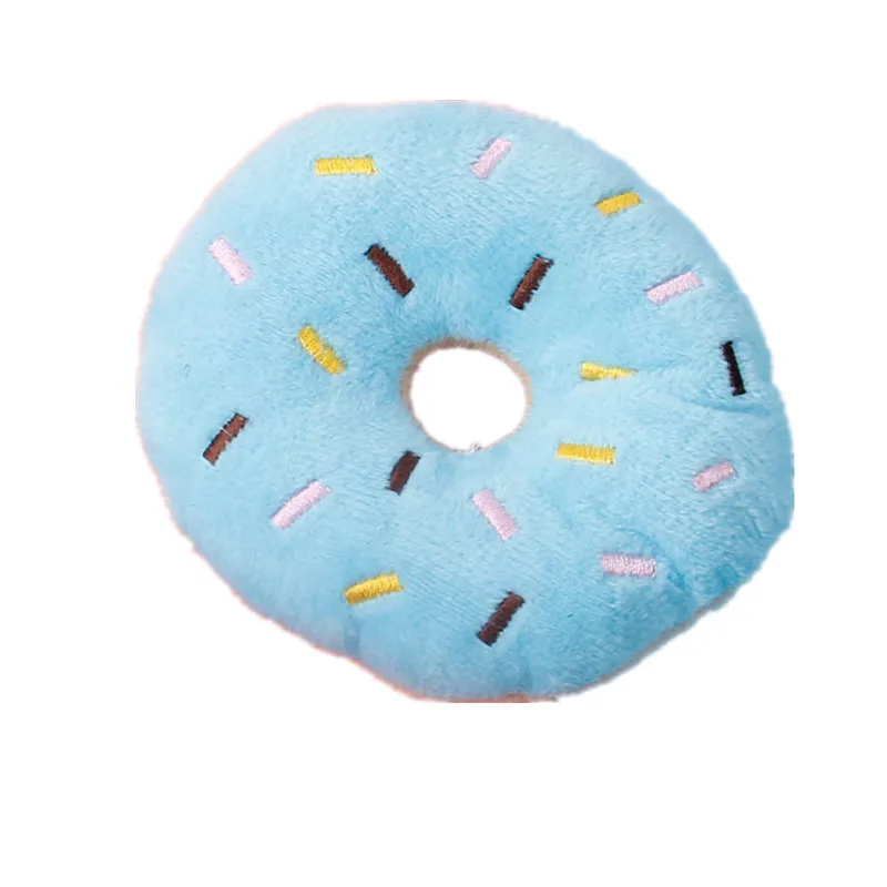 Мягкая собака пончики плюшевая игрушки для жевательная игрушка собак милый